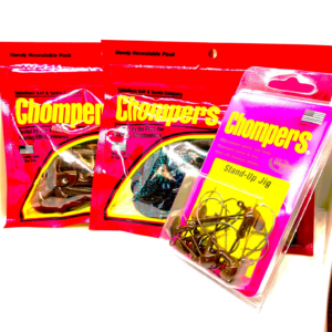 Chompers Twin Tail Grub Jig Kit – 68pcs – Chompers