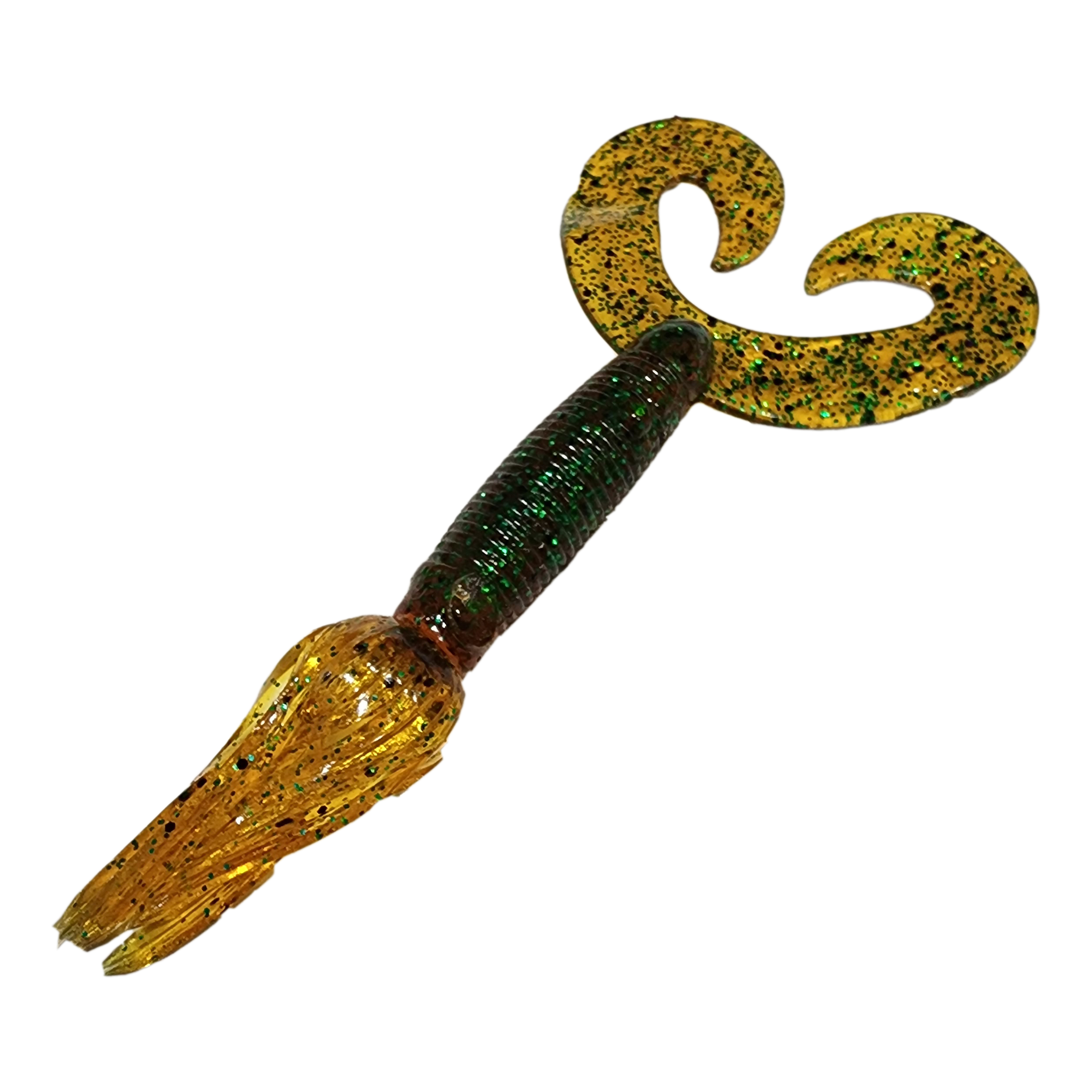 NEW!!! Chompers Skirted Twin Tail Grub Kit (67 piece) Chompers