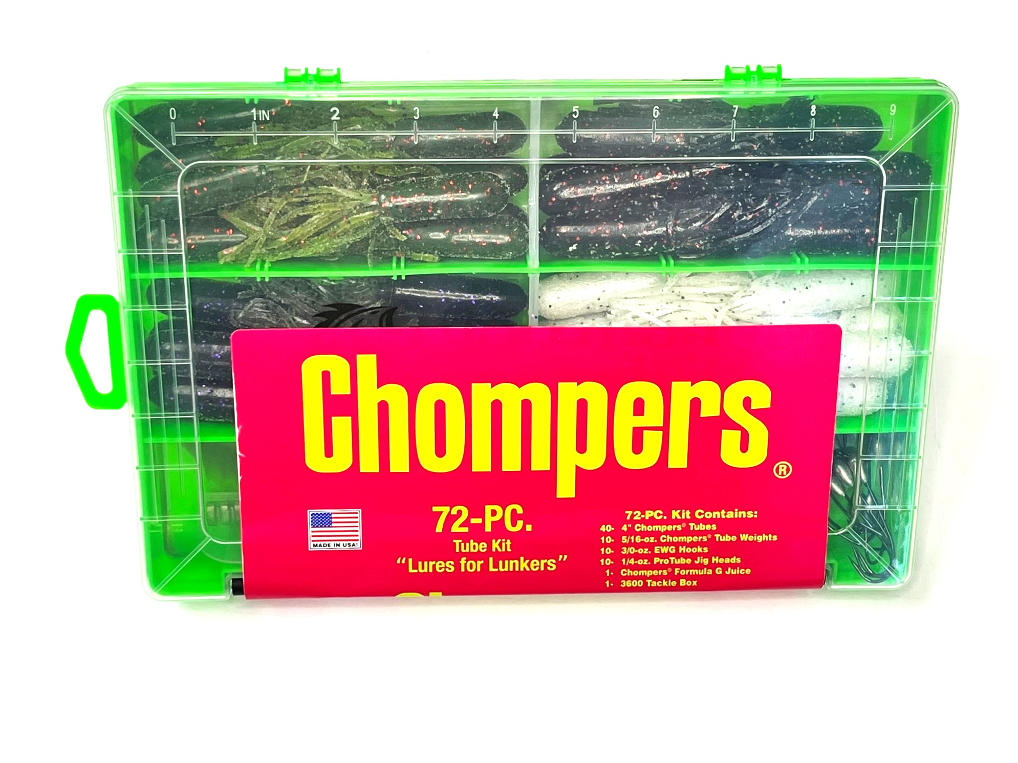 NEW!!! Chompers Tube Kit - 72 pcs